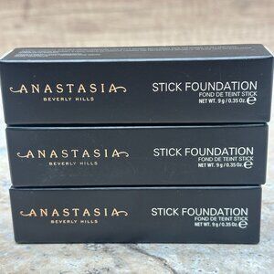 Anastasia Beverly Hills Stick Foundation MINK 0.35oz / 9g Lot of 3 NEW